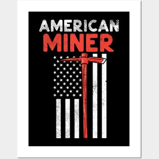 American Miner Posters and Art